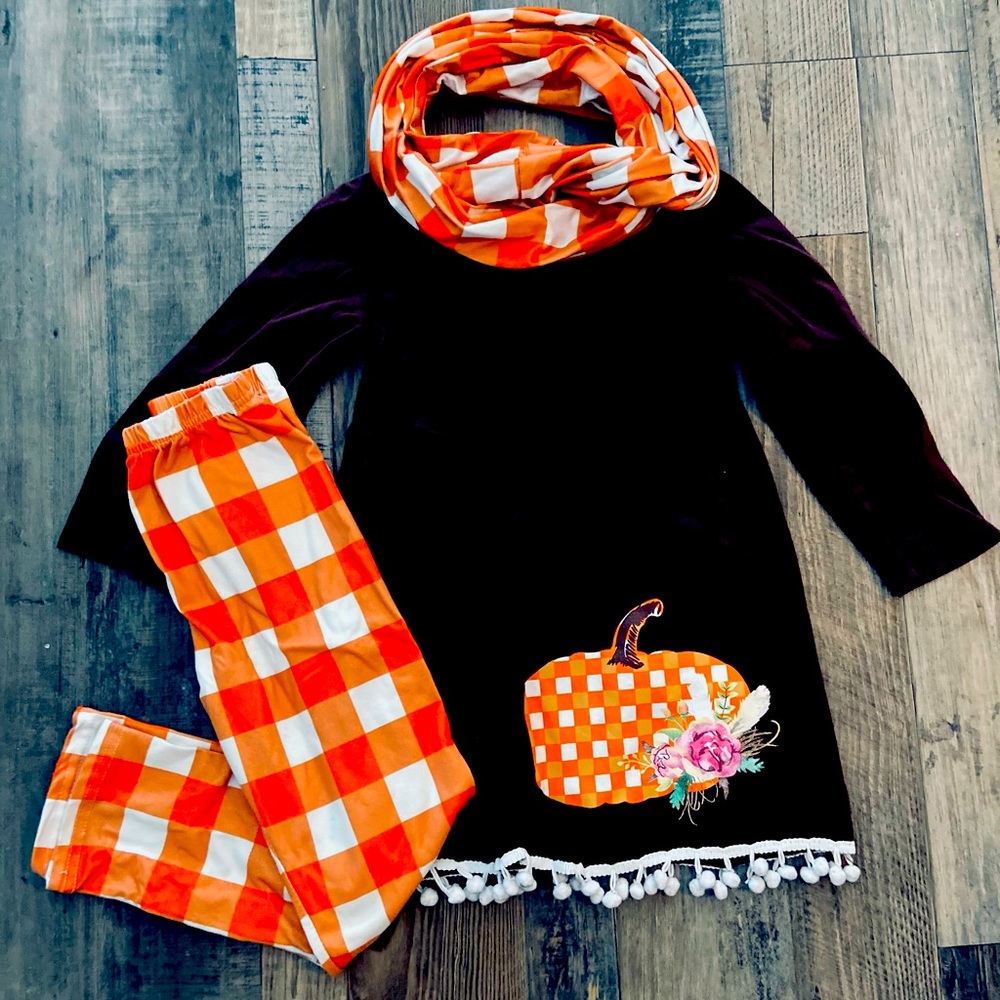 NWOT girl’s 6/7 fall/thanksgiving outfit